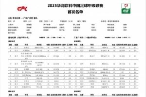  青岛红狮vs广东广州豹首发：罗萨、姜积弘先发 石哲、刘世博出战