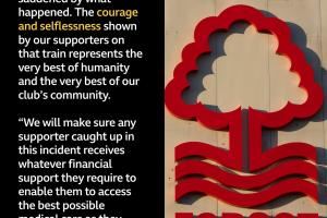  列车遇袭！森林声明：向受影响者表达最深切的关切和衷心慰问